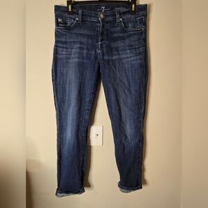 7 For All Mankind Josefina Skinny Boyfriend Jeans
